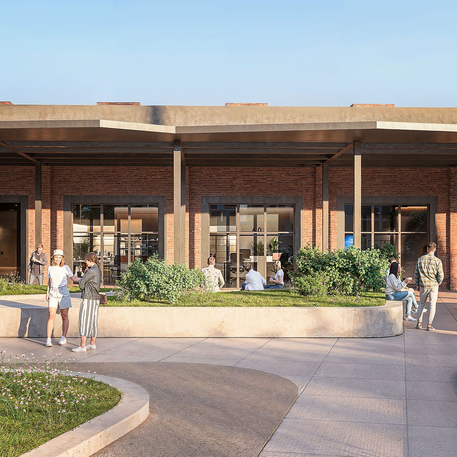 Exterior-Visualisierung in 3D von Strawberry Studio – Markthalle in Mailand in fotorealistischer Darstellung